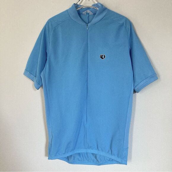 Pearl Izumi Other - Pearl Izumi Cycling Jersey Mens Large Zip Light Blue Performance Made in USA